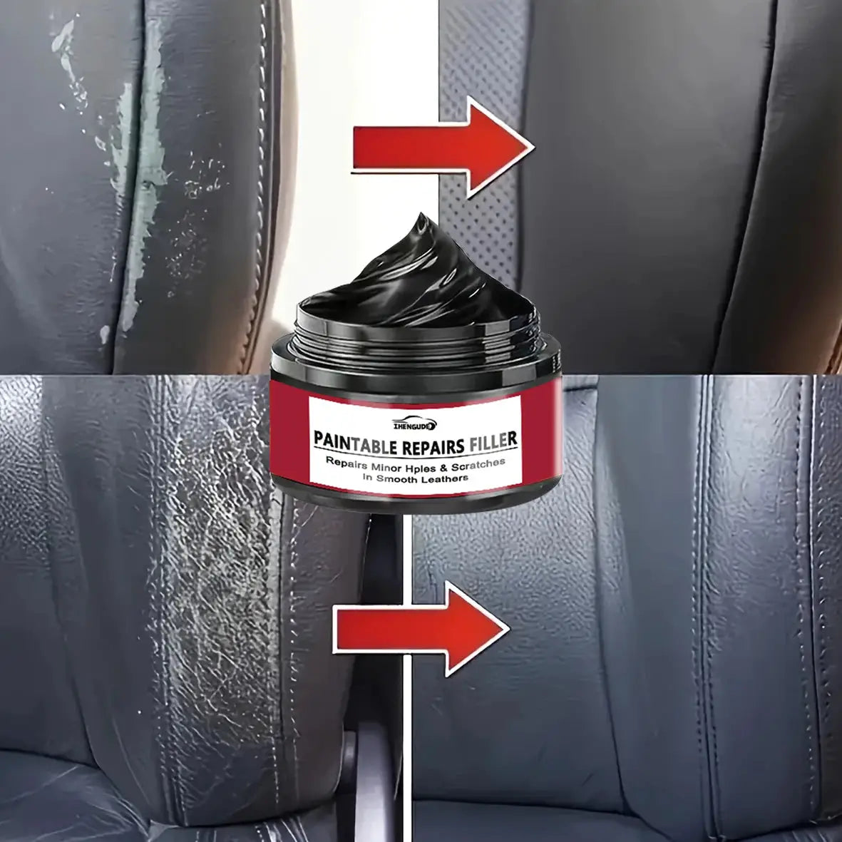Car interior restoration wax by Simples Market, black plastic renewal with nanocrystal layer for scratch removal