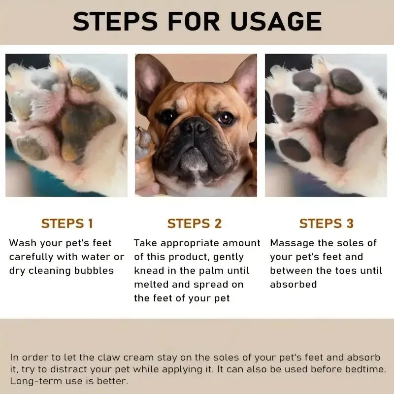 45g Dog Nose And Paw Balm For Cats And Dogs Moisturizing Cream To Soothe Cracked Paw Pads And Noses