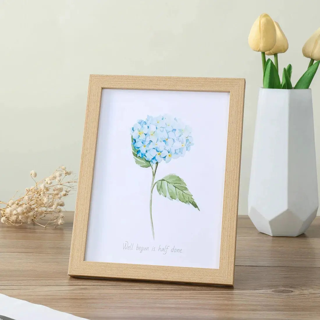 Wooden Photo Frame For Wall Hanging And Tabletop Stand 10x15 15x20 20x25cm A4 Picture Frame Decor