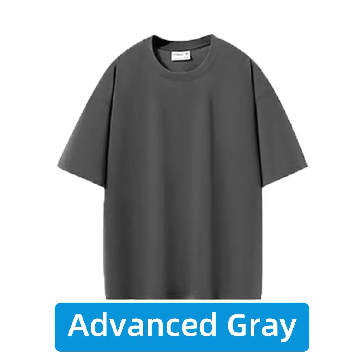 100 Percent Cotton T Shirt Round Neck Short Sleeved For Men And Women Casual Loose Fit Solid Color Summer