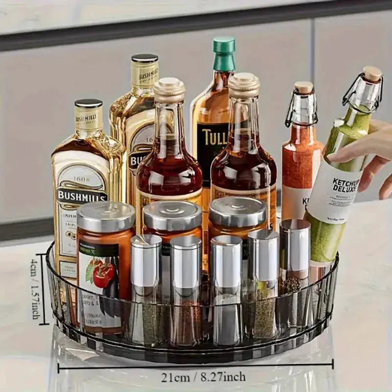 360 Degree Rotating Spice Rack Organizer For Kitchen And Bathroom Desktop Countertop Easy Access And Efficient Storage