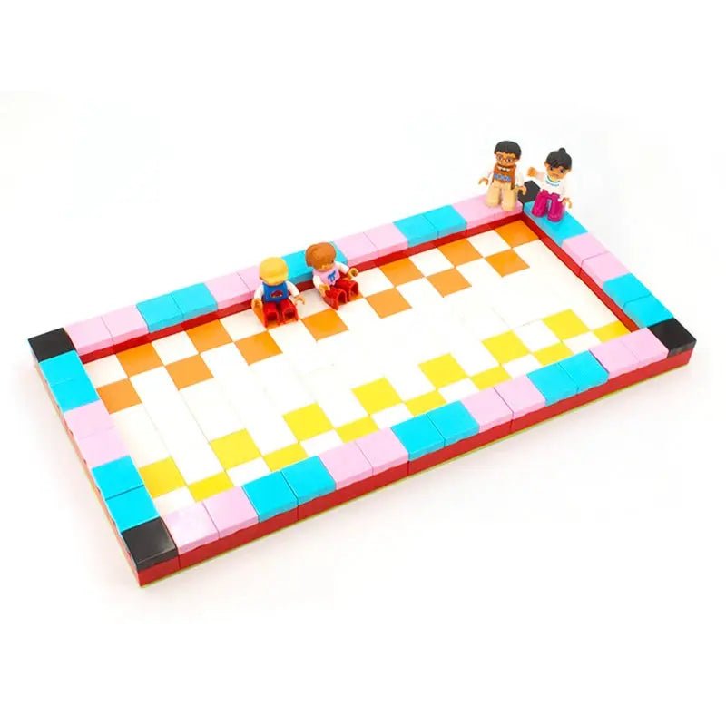 6 Piece Big Building Block Accessories Compatible With Enlighten Large Bricks Foundation Blocks Educational Toy