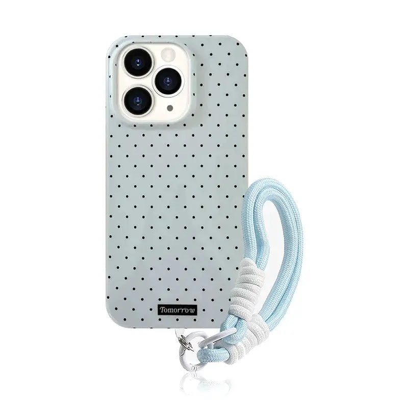 Polka Dot iPhone Case Ultra Slim Shockproof For iPhone 11 12 13 14 15 16 17 Pro Max And Air