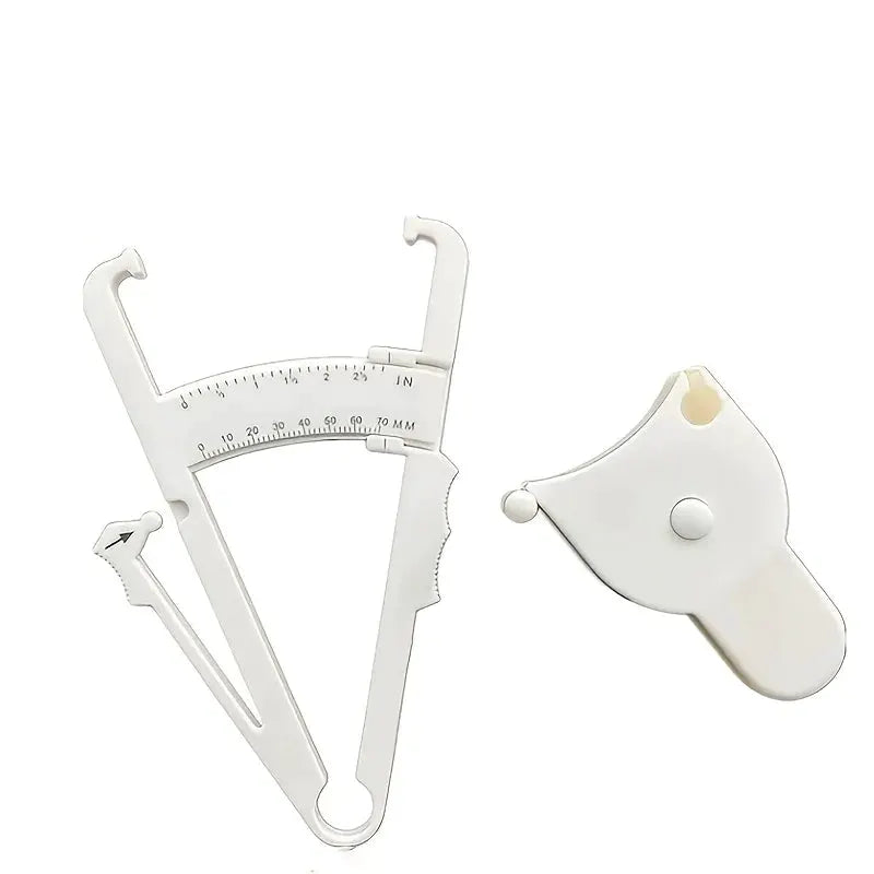 Body Fat Caliper And Waist Measurement Tape Set Handheld Portable Fitness Measuring Tool