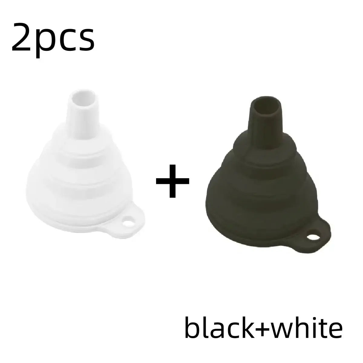 Mini Foldable Silicone Funnel Collapsible Portable Fuel Hopper Oil Beer Kitchen Accessories
