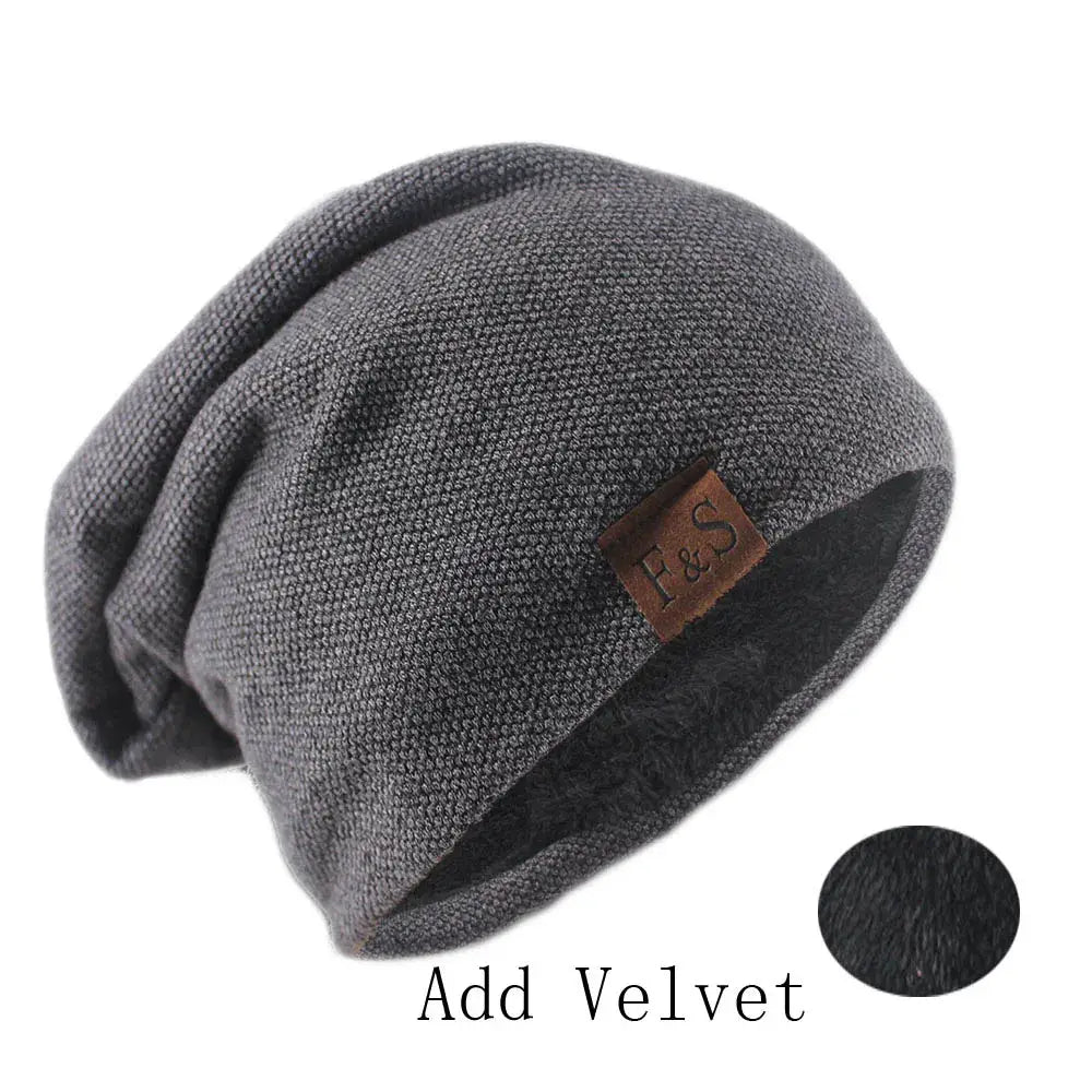 Unisex Fashion Bonnet Hat Knitted Solid Color Beanie For Men And Women Autumn And Spring Soft Hip Hop Turban Style