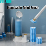 EcoClean Disposable Wall Mounted Toilet Brush With Hygienic Fast Dry Hollow Design Odor Prevention