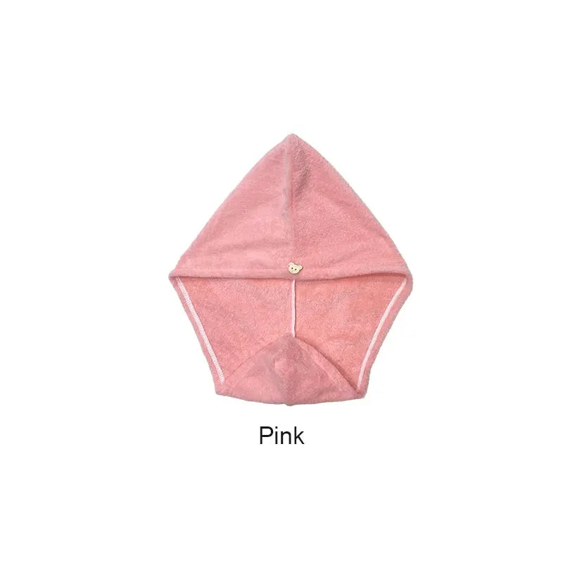 Microfiber Hair Towel Wrap For Women Shower Spa Head Turban Drying Hair Quick Dry Absorbent