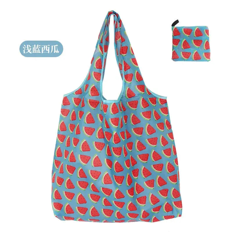 EcoCarry Large Foldable Reusable Tote Bag Made From 190T Polyester For Grocery Shopping Beach Storage