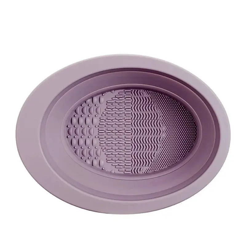 SiliconeCare Makeup Brush Cleaner Cleaning Bowl Tool Set Gentle Wet And Dry Cleaning Without Hurting Bristles