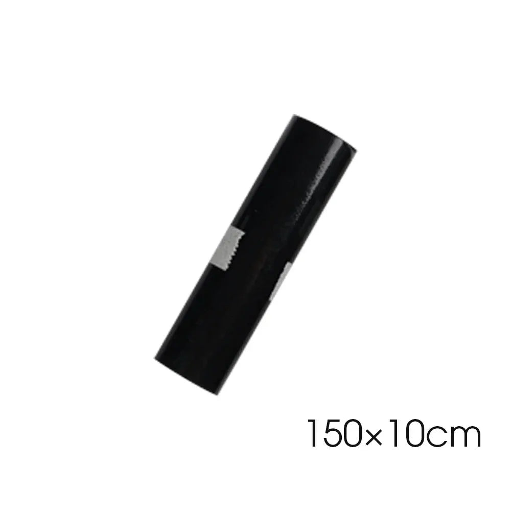 Gloss black car body vinyl wrap sheet, self-adhesive, 150x50 cm