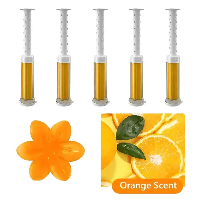 Toilet Gel Stamp Kit 12 Count With 6 Scents Toilet Bowl Cleaner Gel Air Freshener Flower Fragrance