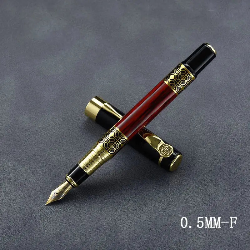 Retro Metal Fountain Pen 1 To 100 Piece Set With Replaceable Ink Elegant Gift For Writing Office And School Supplies