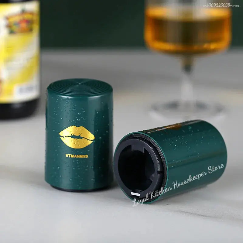 Magnetic Automatic Beer Bottle Opener Stainless Steel One Hand Operation Portable Bar Gadget For Quick Bottle Opening
