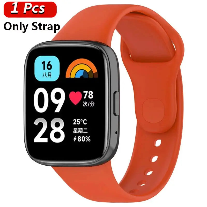 Silicone Strap+Case for Xiaomi Redmi Watch 3 Active band smartwatch Accessories Sport Bracelet For Redmi watch3 Active/Lite 2030