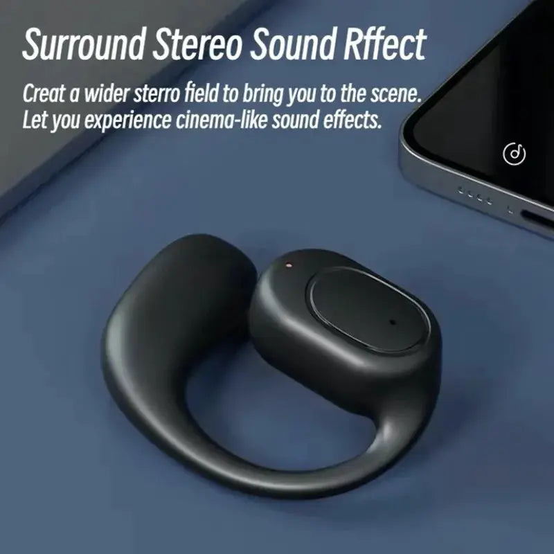 KY2 Wireless Bluetooth Earphones Air Conduction Ear Hook Sports Headset With Noise Cancellation High Fidelity Audio