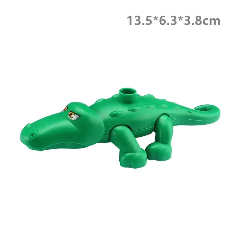 Big Building Blocks Zoo Animals Set Compatible Large Bricks For Kids Fun Assembly Toys Party Gift