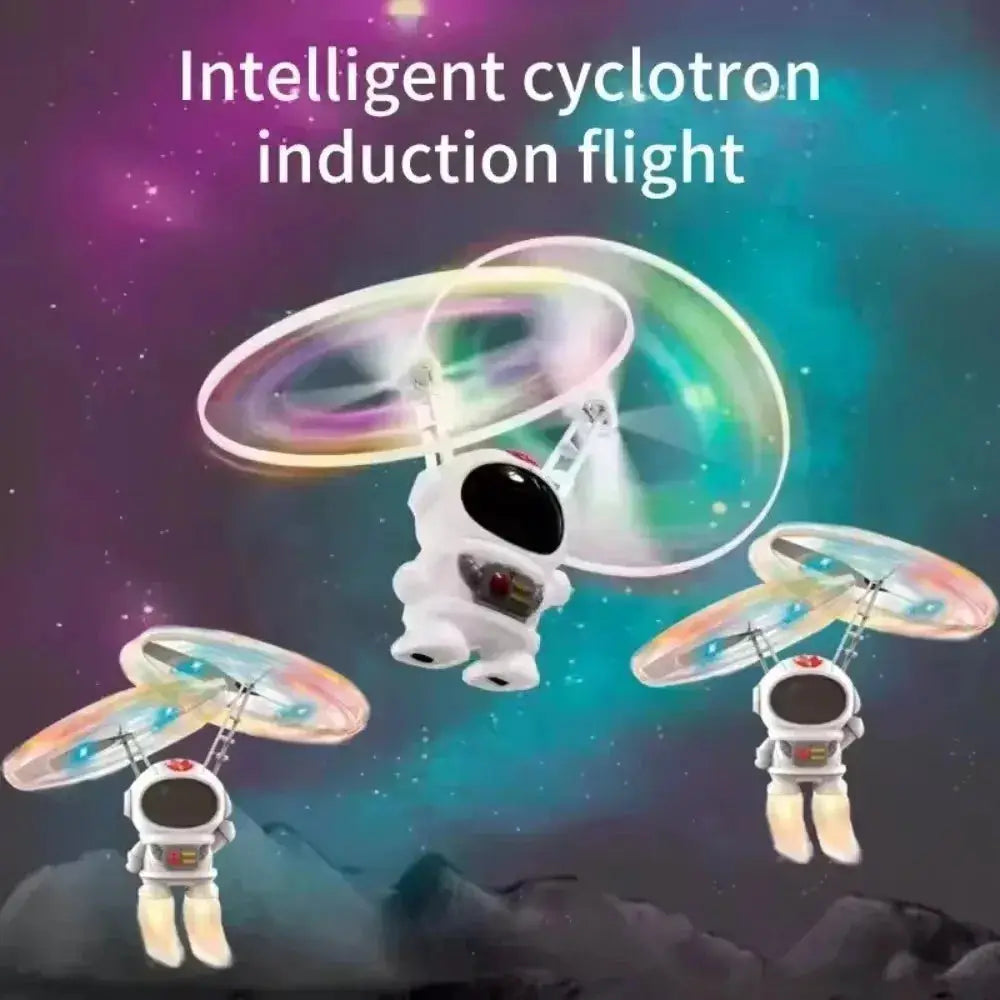 Levitating Luminous Flying Robot Astronaut Hand Controlled Drone Toy With Lights For Kids Outdoor Gift