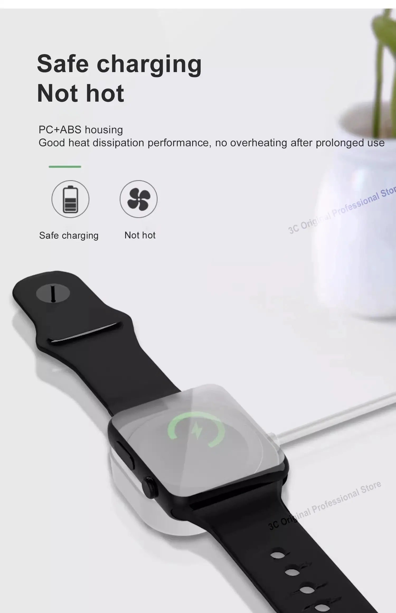New Magnetic Wireless Charger for Apple Watch Series 9 8 7 6 5 4 SE Fast Charging Cable USB Type C for iWatch Series 6 3 5 3 2 1