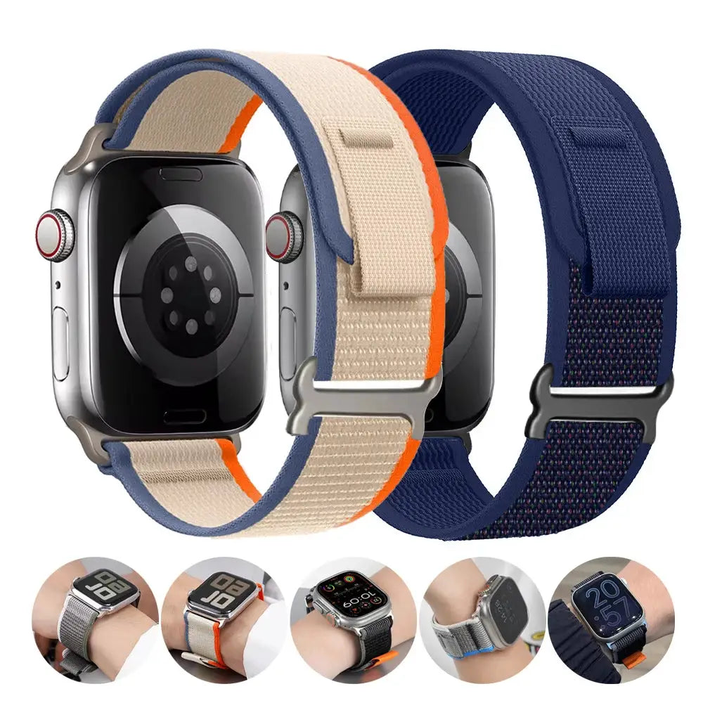 For Apple Watch Straps 49mm 46mm 45mm 44mm 42mm 40mm 41 bracelet correa iwatch series 11 10 9 8 7 6 5 SE Ultra 3 Trail loop Band