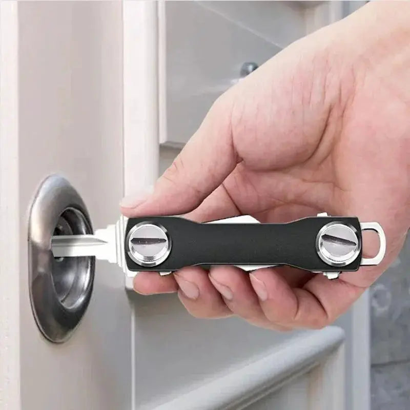 Smart Key Chain Mini Keychain Compact Holder Clip Aluminum Organizer For Home And Outdoor Use