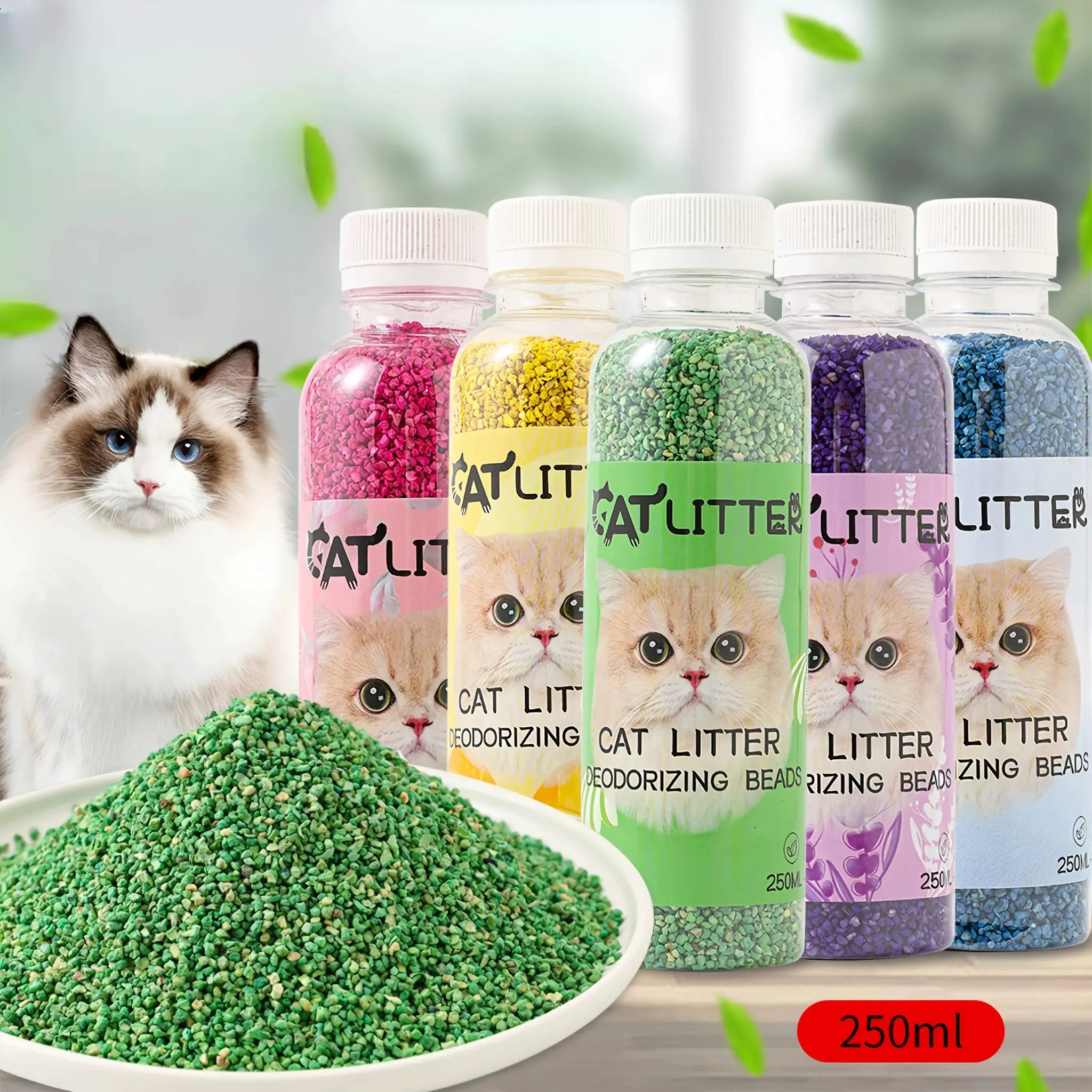 Cat Litter Deodorizing Beads Bottle For Odor Control Keeps Home Smelling Fresh And Clean