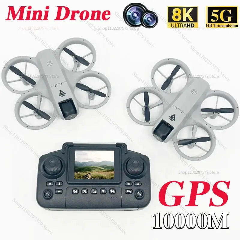 2026 New Mini RC Drone With 8K Camera WiFi FPV Obstacle Avoidance Remote Control Quadcopter For Kids Boys Girls Gift