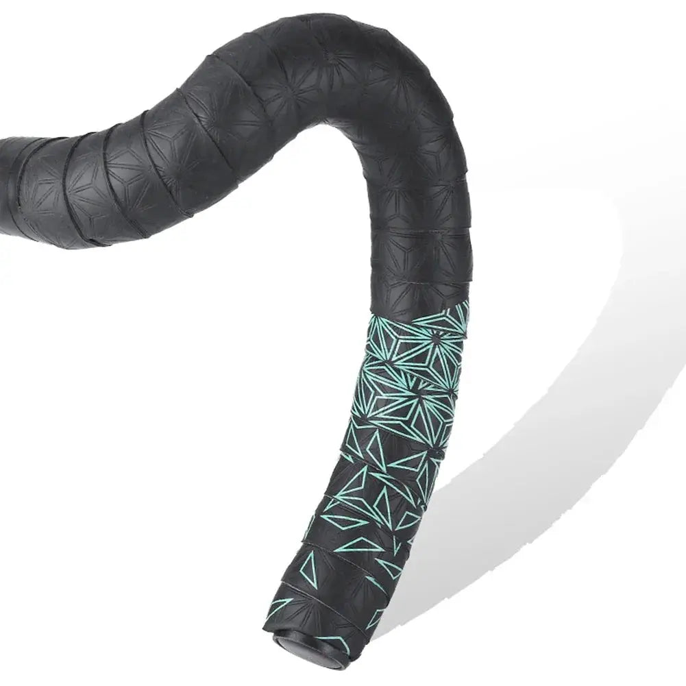 2 Piece Anti Slip PU Handlebar Tape For Road Bike Shock Absorption With Bar End Plugs