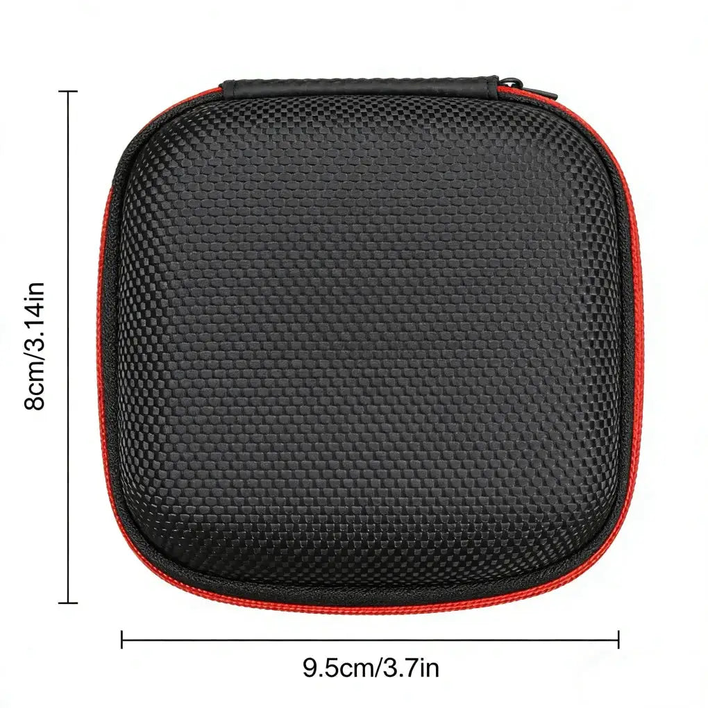 NovaCase Earphone Case Durable Compression Protection For Bluetooth Headsets And Small Earphones On The Go