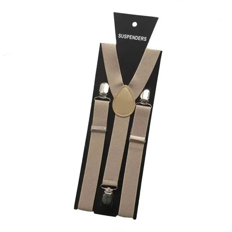2.5cm Wide Mens Suspenders New Creative 3 Hooks Adjustable Braces For Casual And Formal Wear