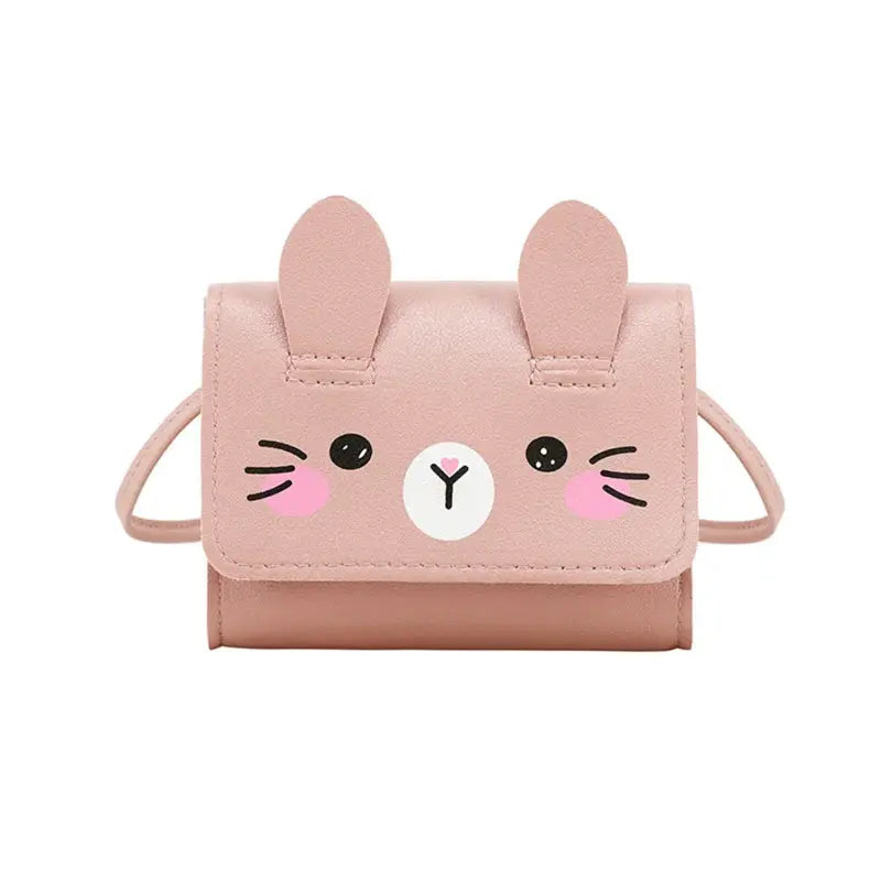 PrincessPop Kids Mini PU Leather Crossbody Handbag For Girls Coin Purse Wallet Cute Mini Bag