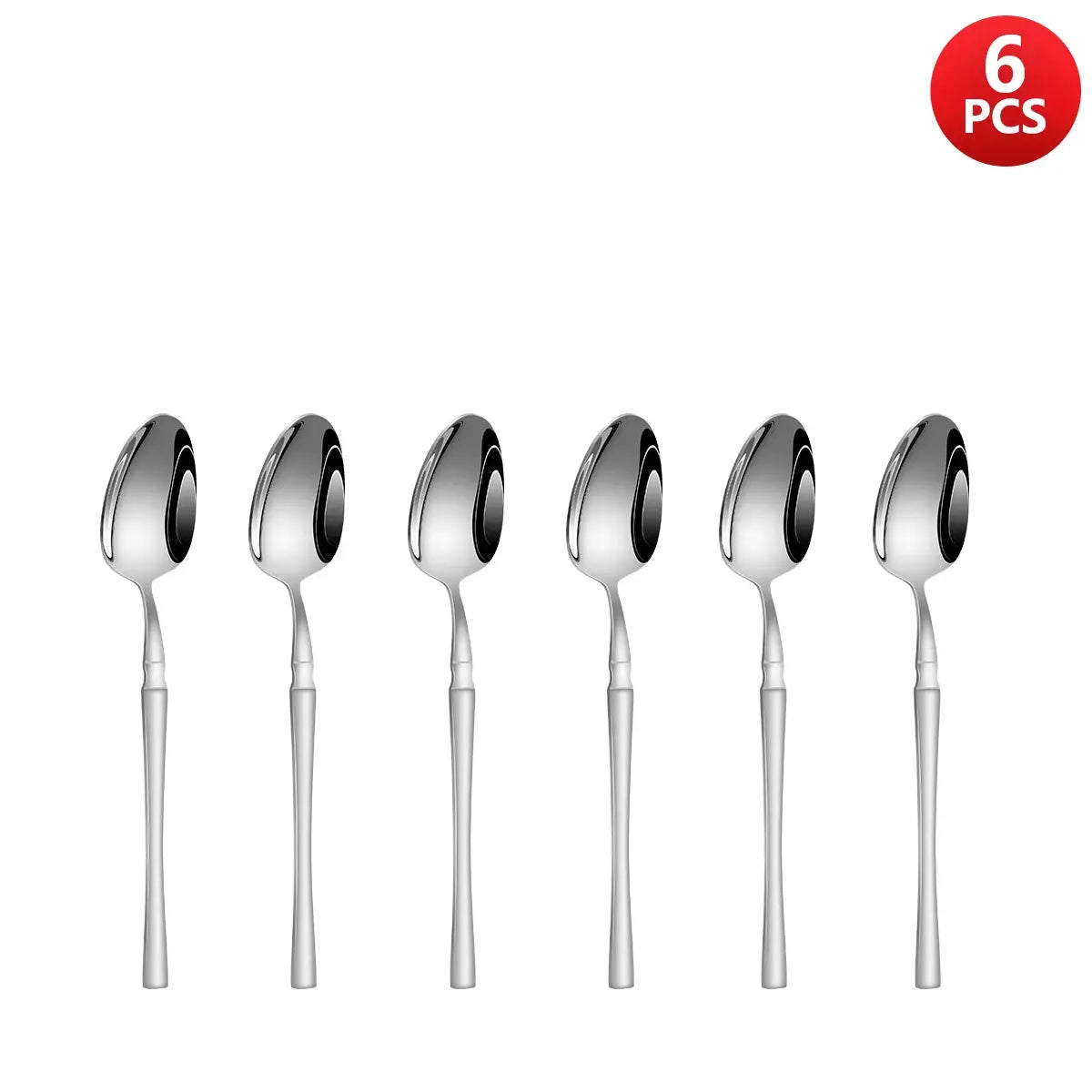 Stainless Steel Cutlery Set 4/6/16/24 Piece Includes Steak Knife And Fork Dessert Spoon Teaspoon For Home Or Restaurant
