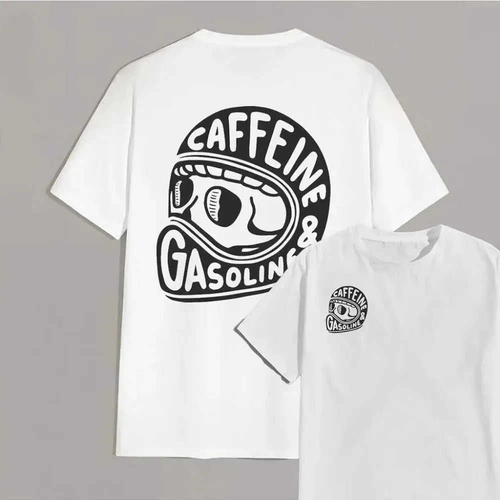 2025 Latest Original Pattern Printed Cotton T Shirt for Men Summer Casual Short Sleeve Crew Neck Top