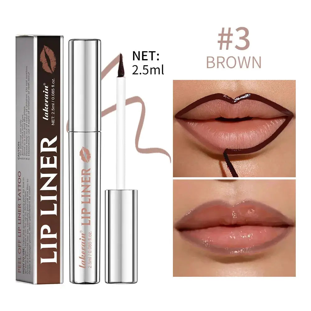 Lipscape Peel Off Lip Liner And Lip Gloss Semi Permanent Waterproof Long Lasting Matte Finish All Day Wear