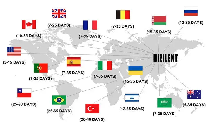 Skull Printing Shorts by Simples Market — world map showing flags with delivery estimates by country