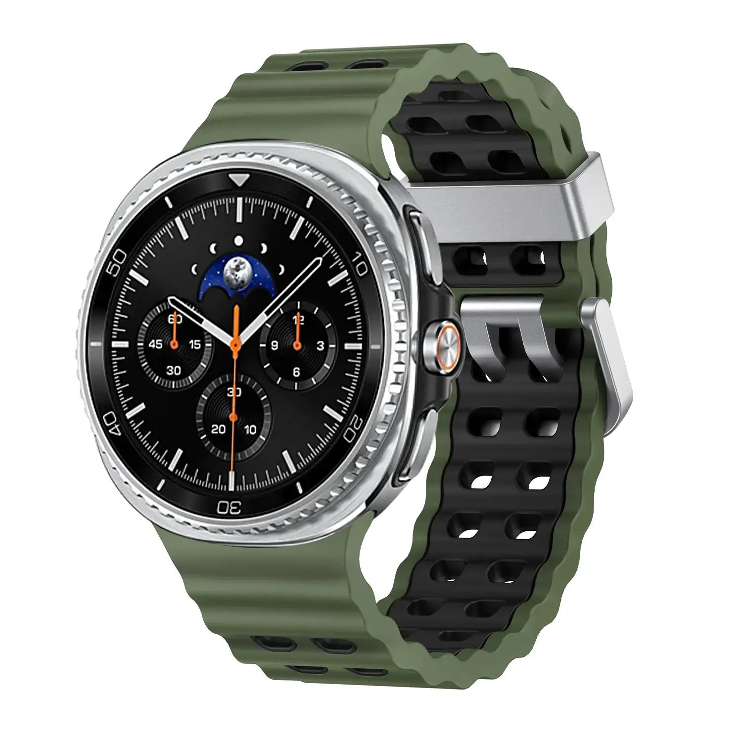 Silicone strap for Samsung Galaxy Watch 8/8 Classic Sport breathable wristband For Galaxy Watch 8 40/44mm Two-Tone silicone band