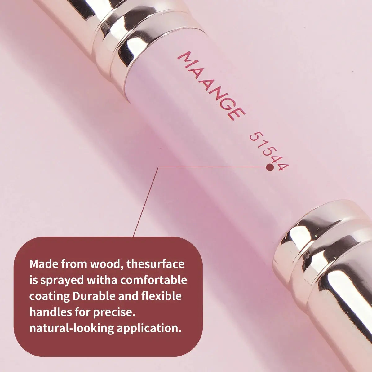Maange 4 Piece Dual Ended Makeup Brush Set With Box For Beginners Travel Essentials Travel Ready