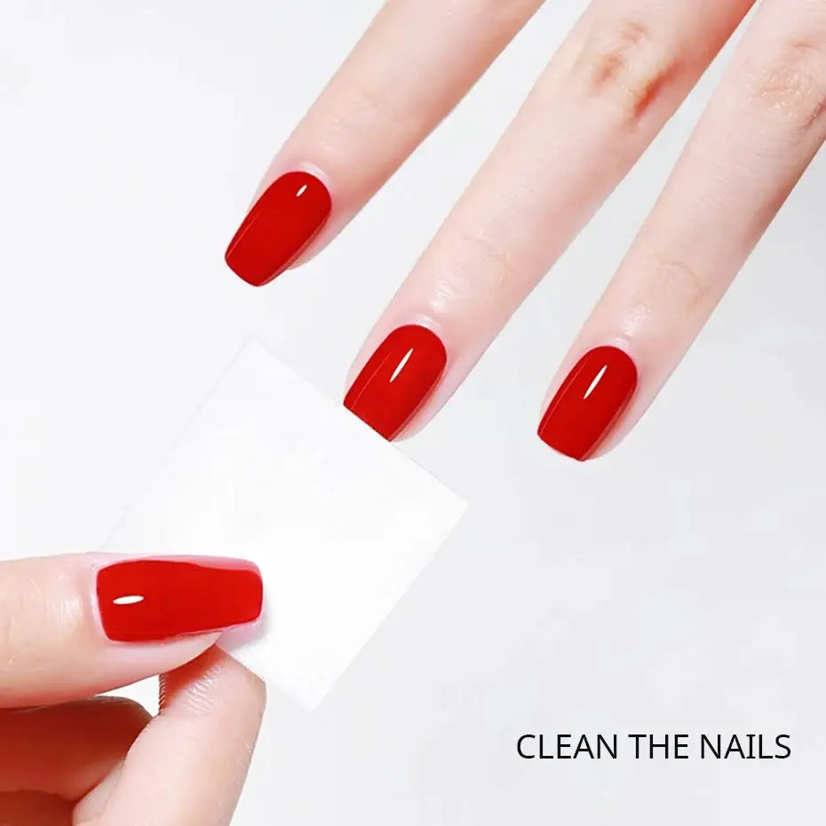 Simples Market lint-free nail polish remover wipes; cotton cleansing pads for manicure cleanup