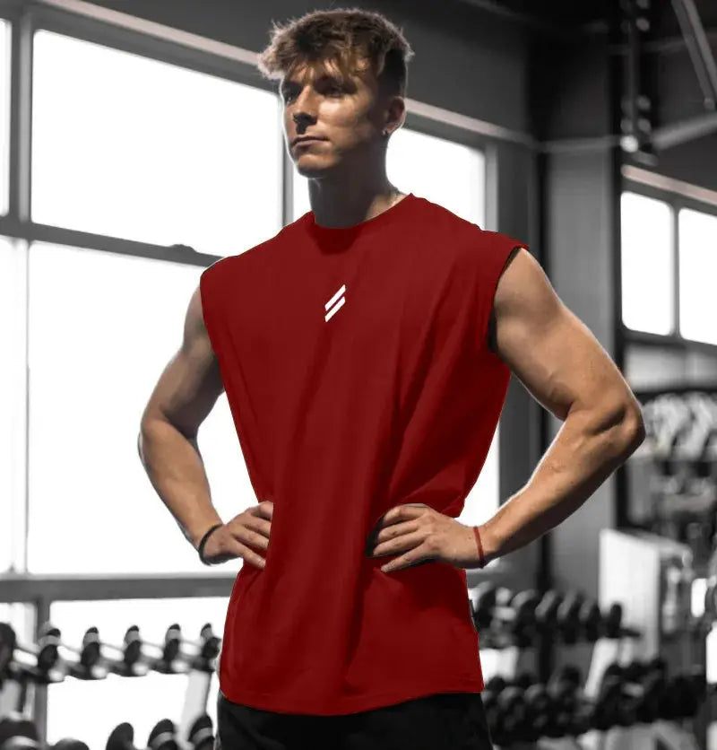 Mens Sleeveless T Shirt Quick Drying Breathable Mesh Tank Top For Gym Fitness Bodybuilding Basketball Summer Workout