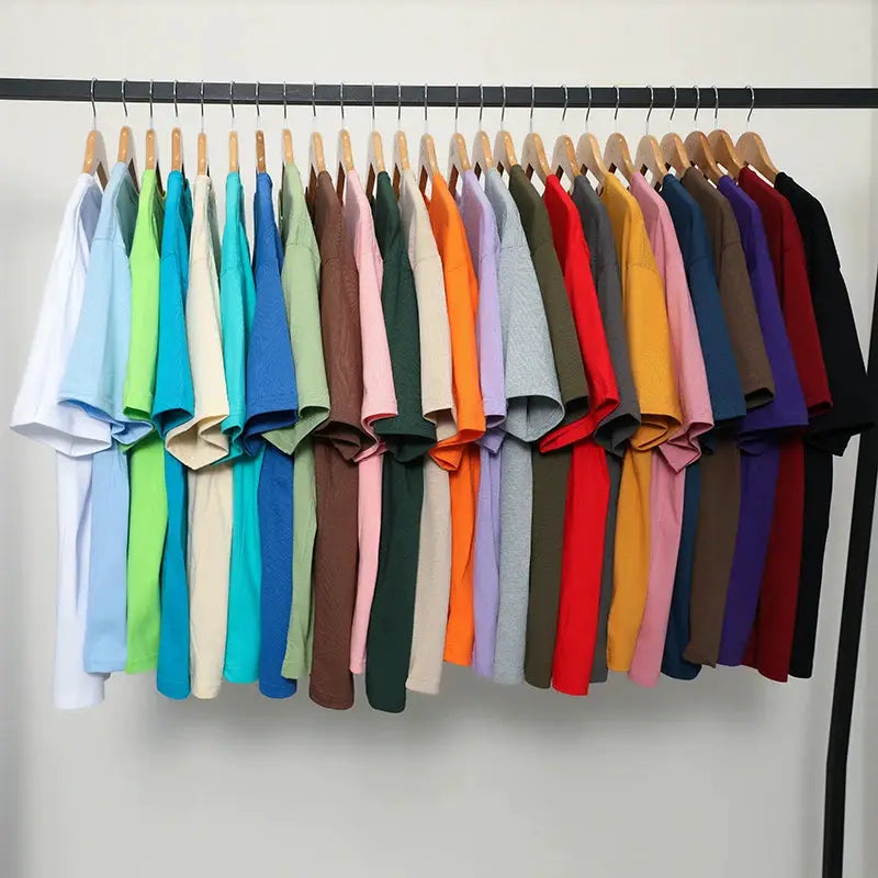 Oversized Summer Short Sleeve Men's T Shirt New Fashion Solid Loose O-Neck T Shirts Mens Cotton Hip Hop Streetwear Top Tees 5XL