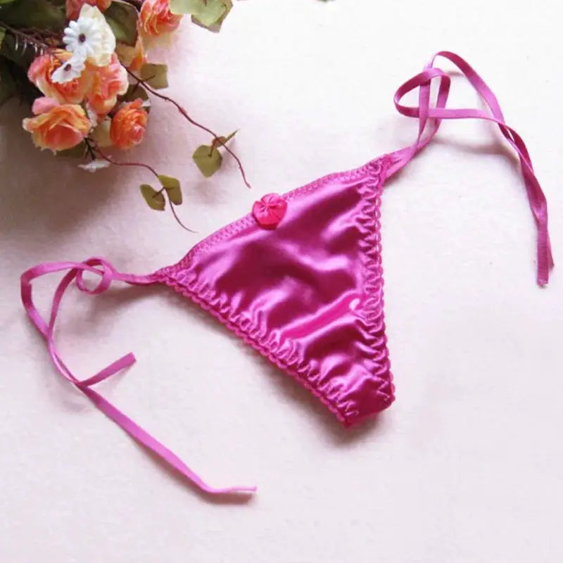 Silk Lace G String Thong Ultra Soft Elastic Lace Low Waist Comfort Perfect Seductive Fit