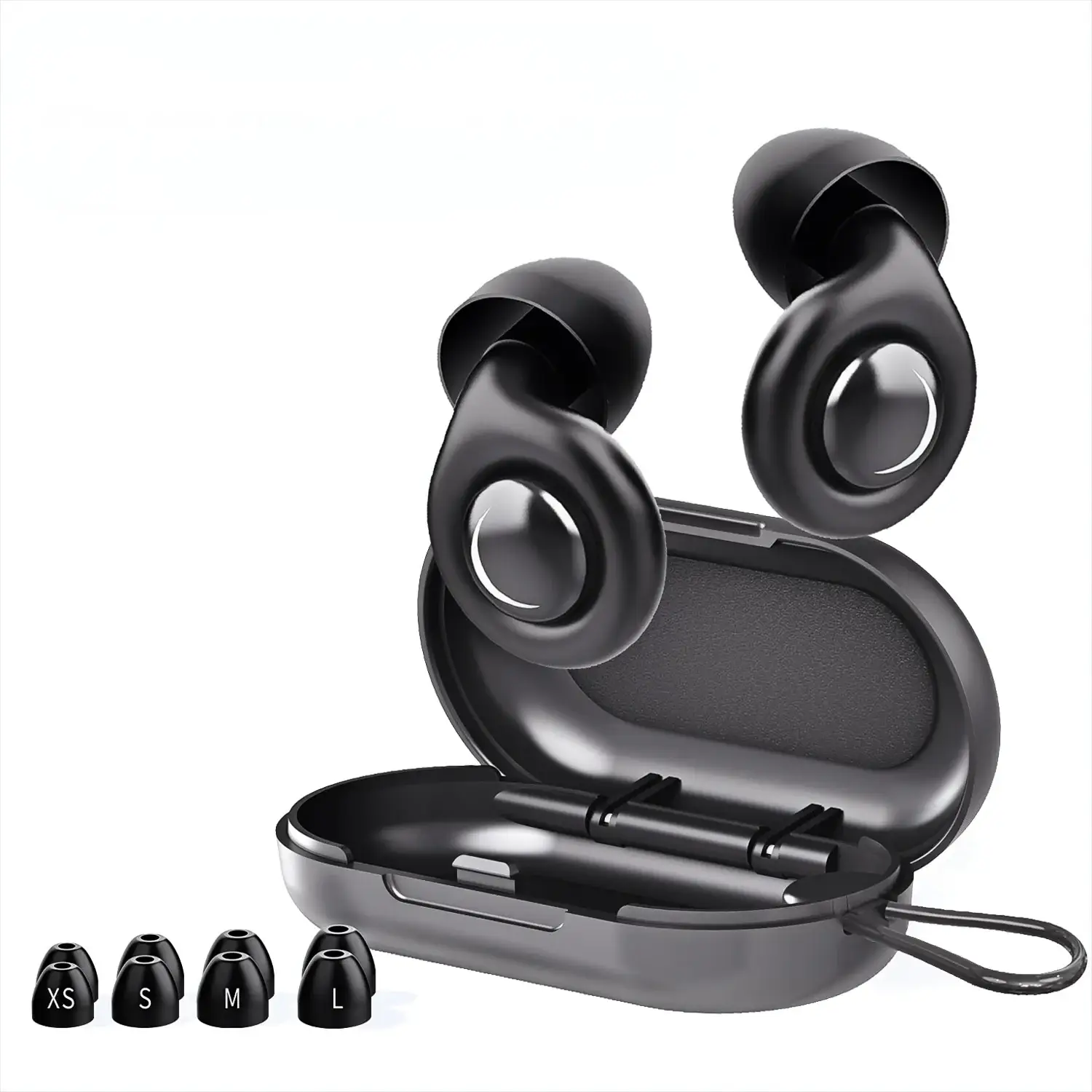 QuietGuard Reusable Silicone Ear Plugs With Noise Cancelling Hearing Protection For Sleep Travel And Work