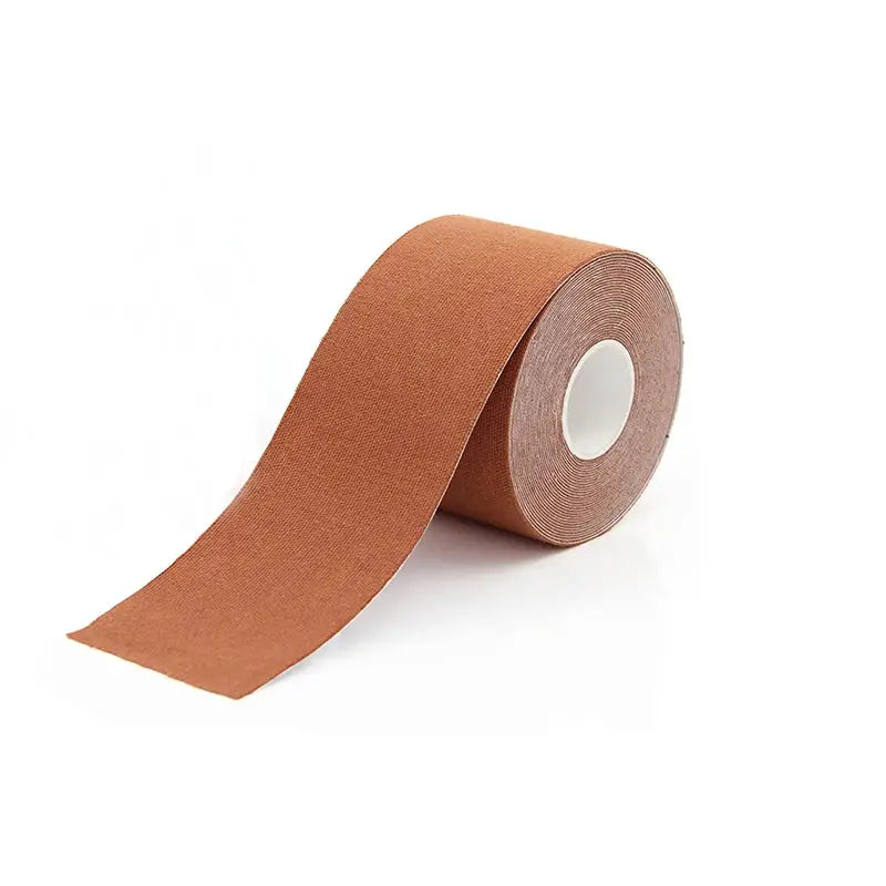 Kinesio tape roll, brown, 5–10 cm wide, Simples Market elastic knee support tape