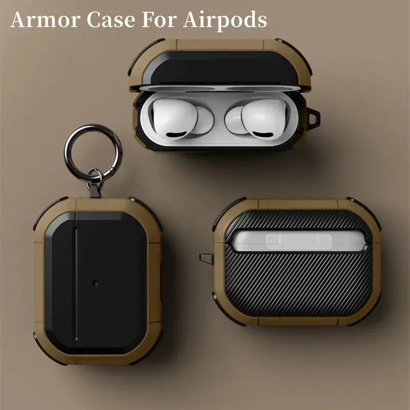 Armor AirPods Protective Case Pro 3 2nd Gen 4 3rd Gen Shockproof Medical Grade TPU Cover