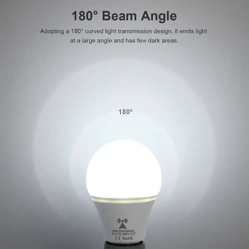 Simples Market 2-pack LED night light with motion sensor, white, E27 base