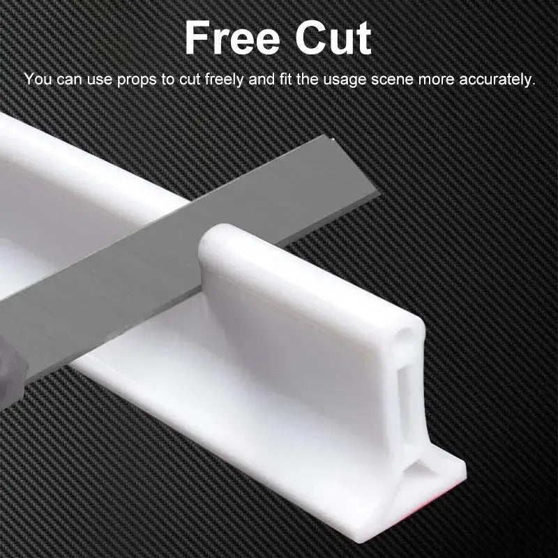 Bathroom silicone bendable water-retaining strip, Simples Market, white