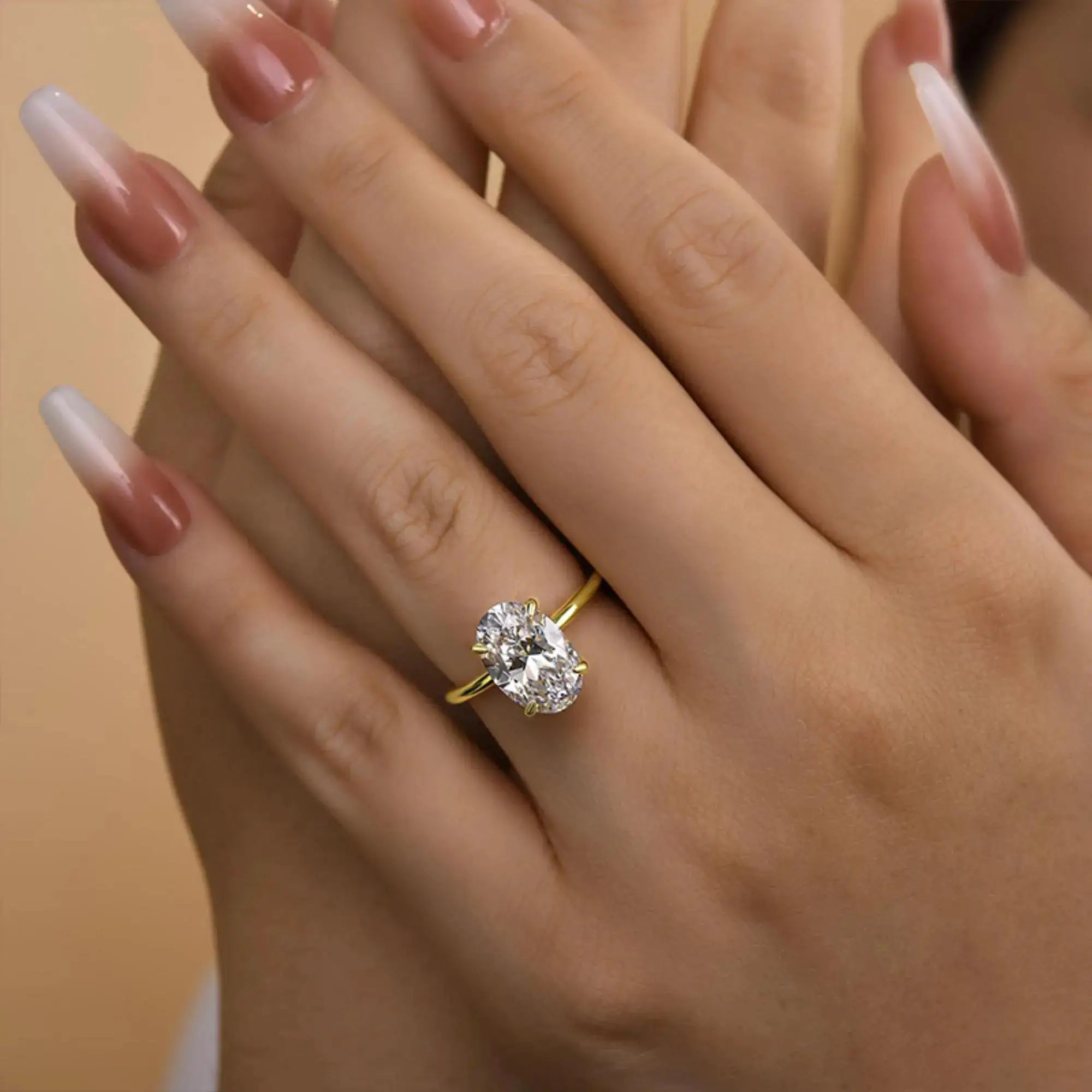 925 Sterling Silver Zircon Engagement Ring And Wedding Band For Women 1 To 8Ct Promise Eternity Ring Fine Jewelry Gift