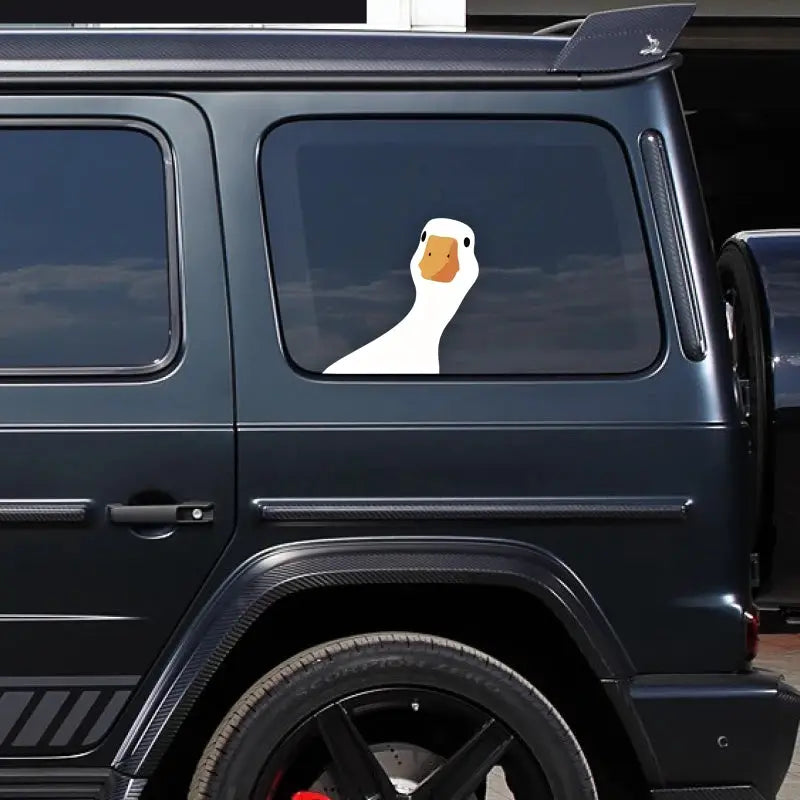 Weatherproof Vinyl Duck Decal For Cars And Trucks Easy To Apply Adorable Window Sticker