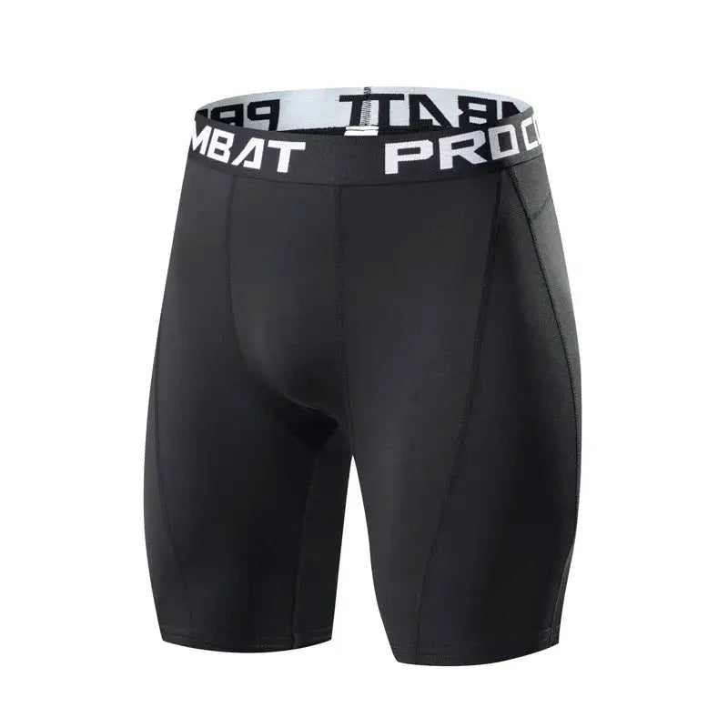 Mens Bodybuilding Compression Tights for Gym Workouts Elastic Skin Tight Leggings for Men
