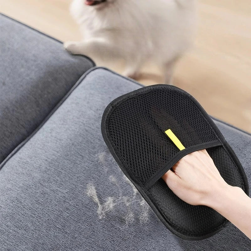 Pet Hair Remover Gloves Portable Washable For Clothes Hair Dehairing Tool Pet Cleaning Accessories